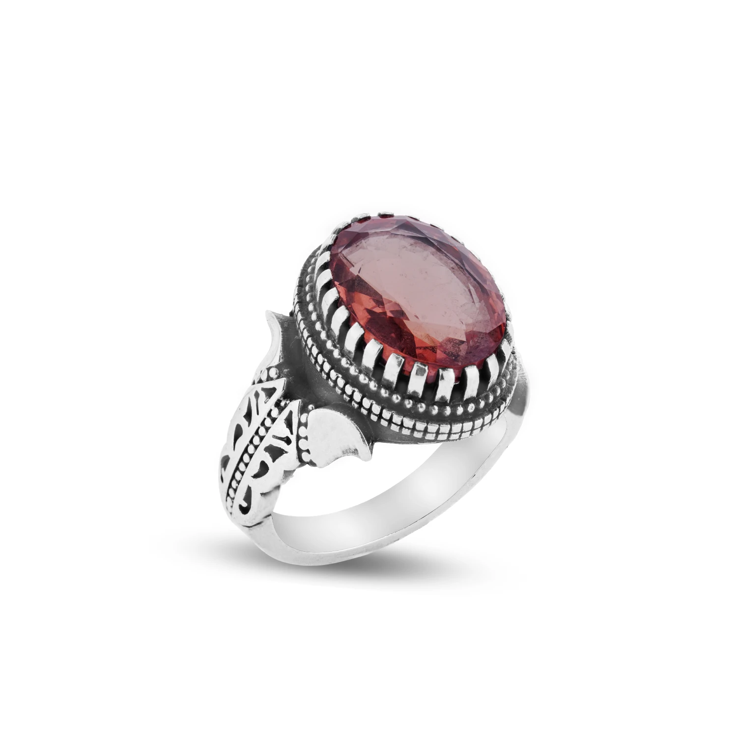 انگشتر نقره گارنت 1110000001026