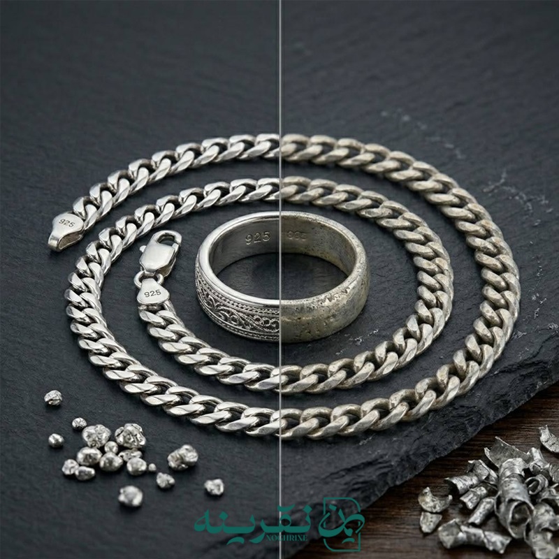 چگونه نقره اصل را از تقلبی تشخیص دهیم؟