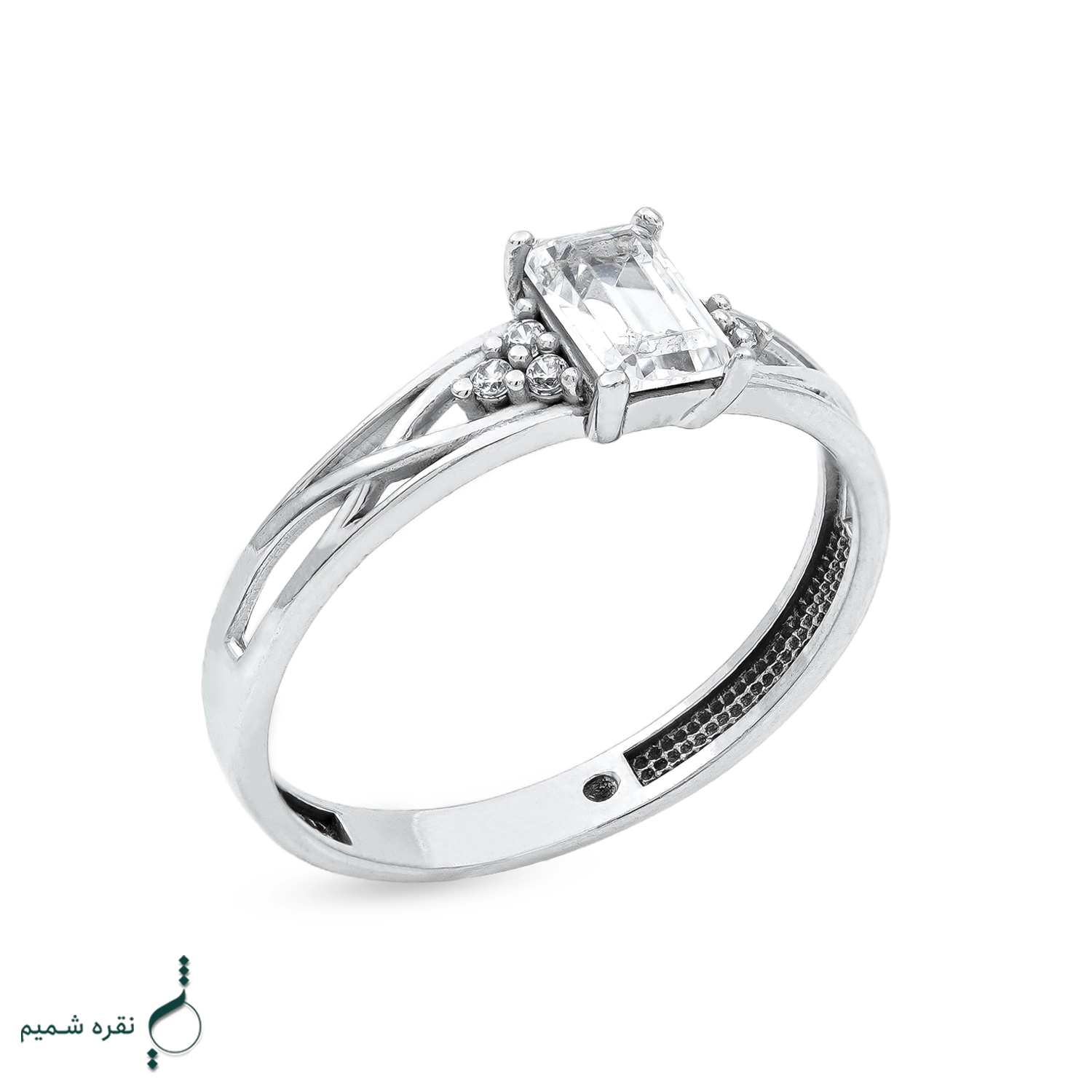 انگشتر نقره زنانه مدل AWO-K25