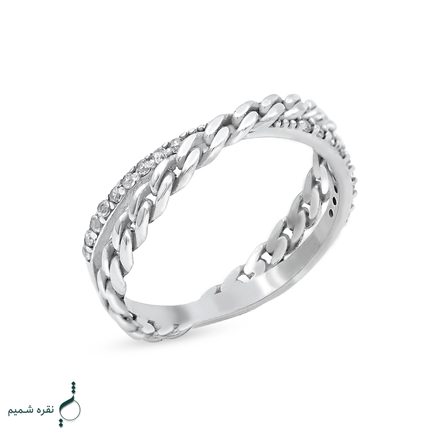 انگشتر نقره زنانه مدل AWO-K78